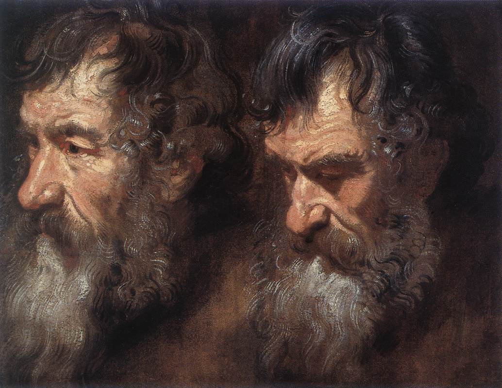 Études de la tête d'un homme