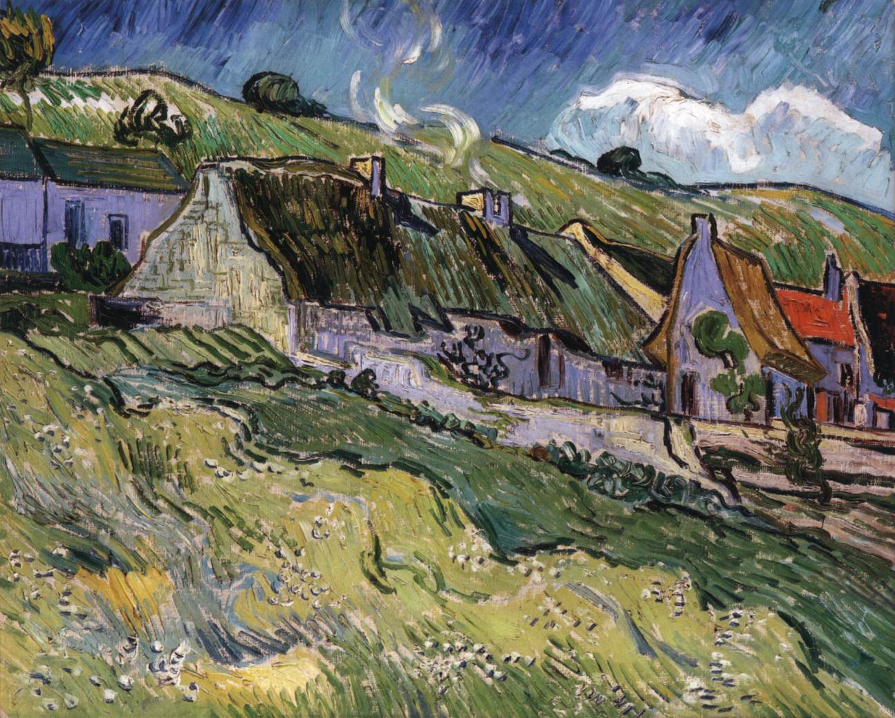 Vieilles fermes à Auvers