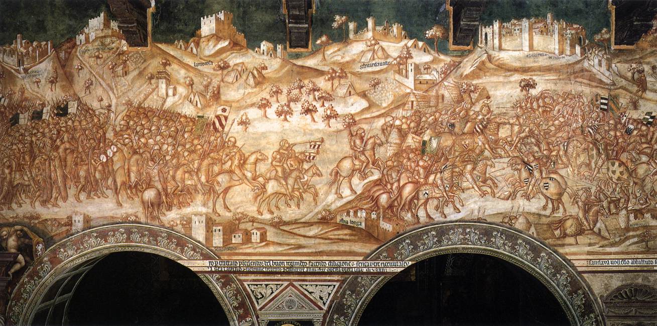 Victoire des troupes siennoises à Val di Chiana en 1363