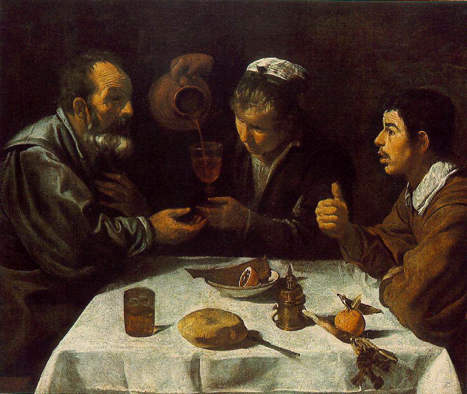 Paysans à la table (El Almuerzo)