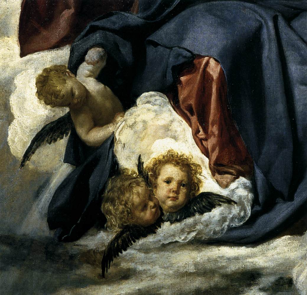 Le Couronnement de la Vierge (détail)