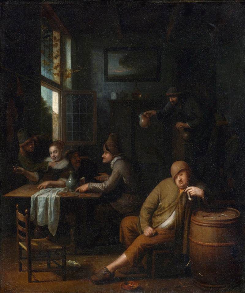 Intérieur de taverne