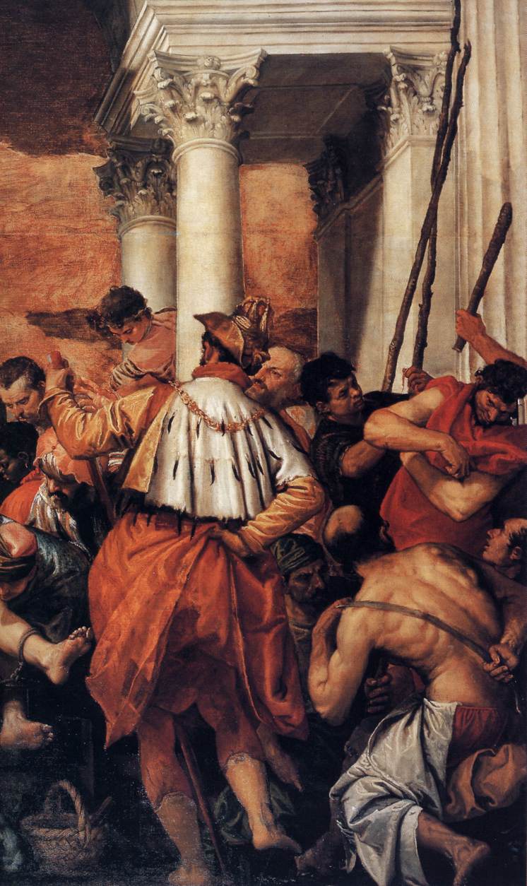 Le martyre de saint Sébastien (détail)