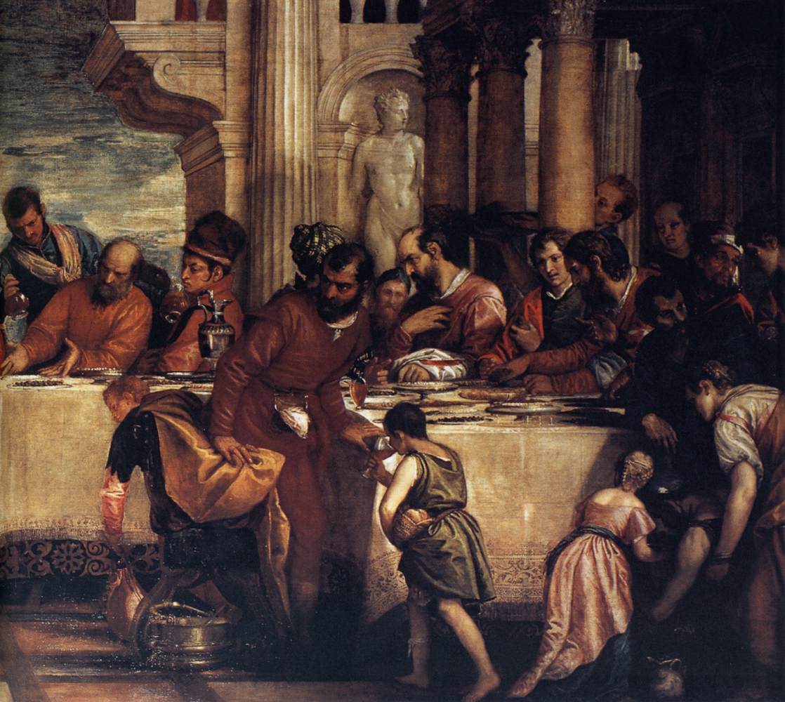 Le festin chez Simon (détail)