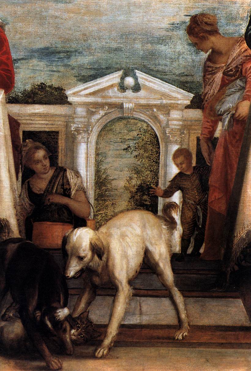 Le festin chez Simon (détail)