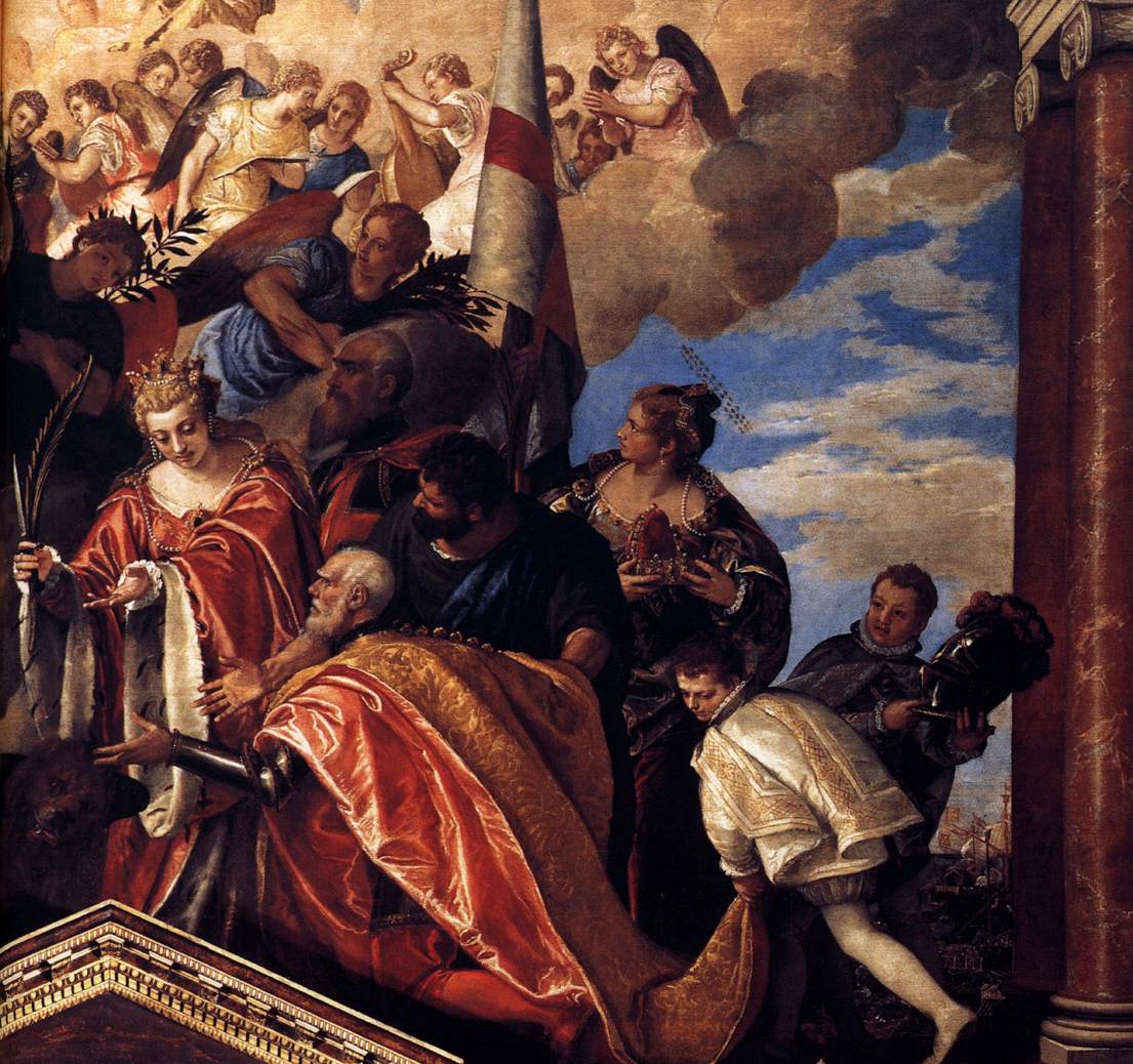 Portrait votif du doge Sebastiano Venier (détail)