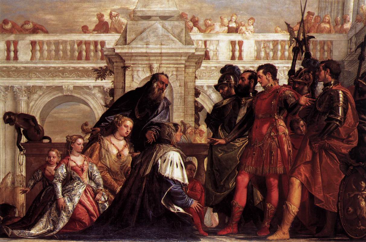 La famille de Darius devant Alexandre (détail)