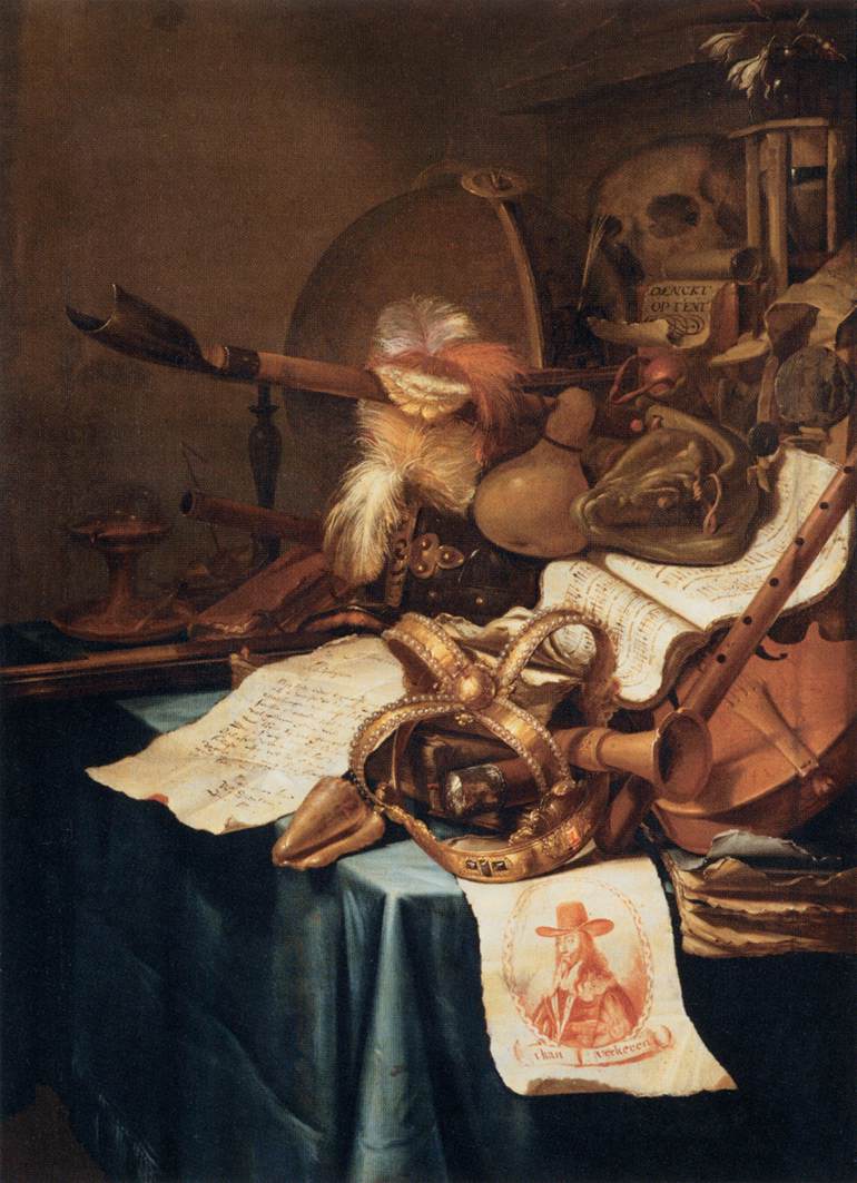 Vanité avec une couronne royale