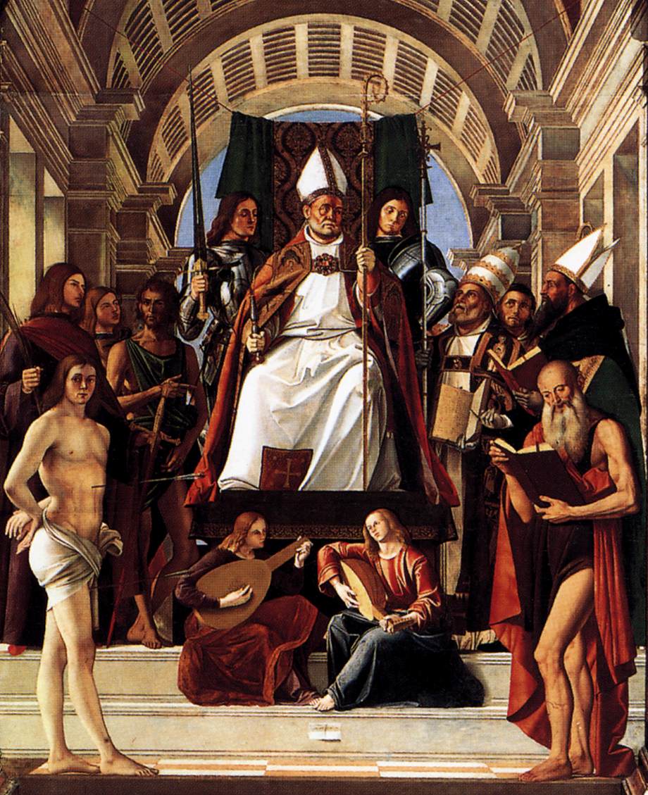 Retable de saint Ambroise (détail)
