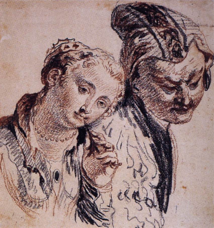 Esquisse à deux personnages