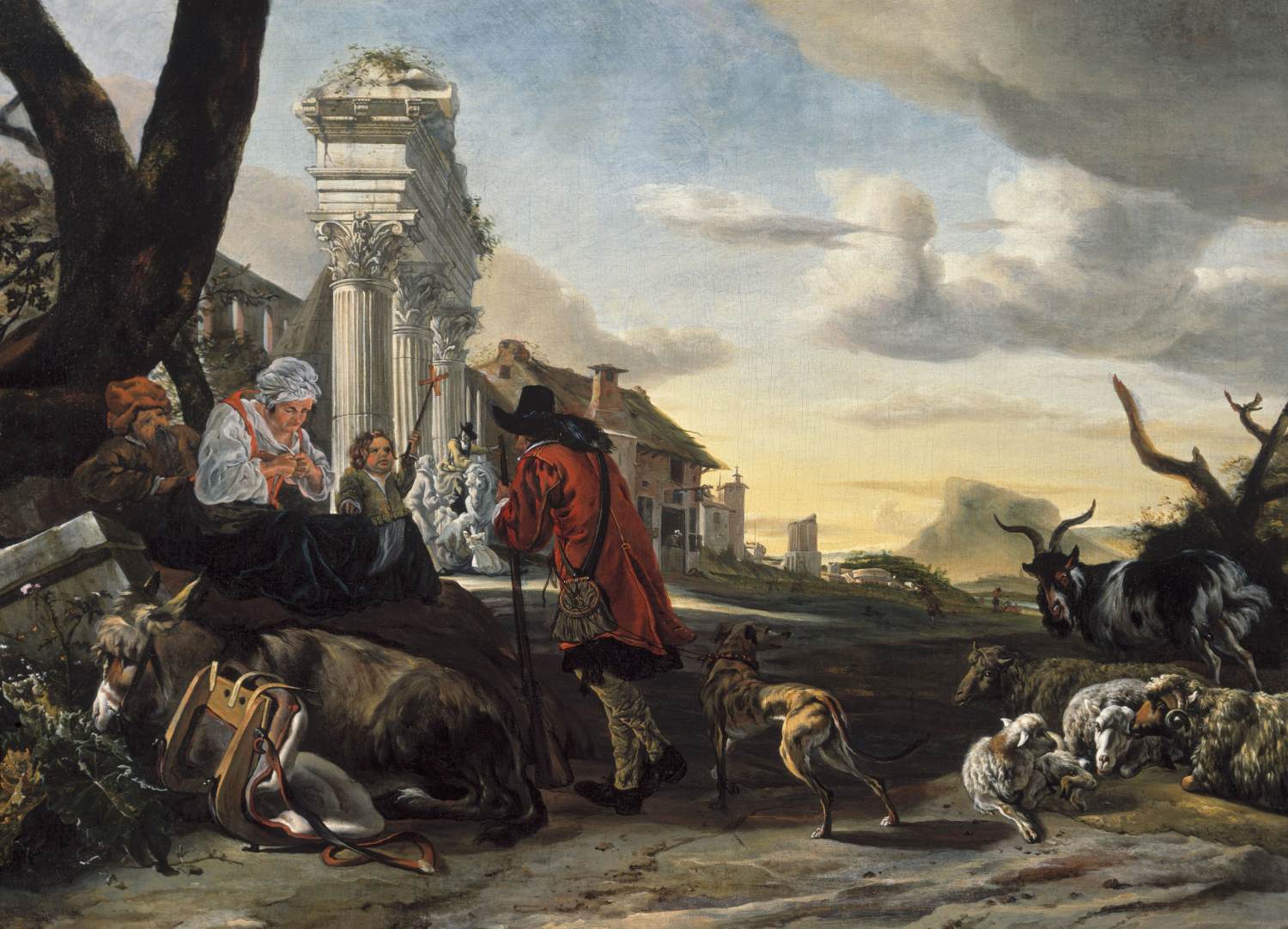 Paysage à l'italienne