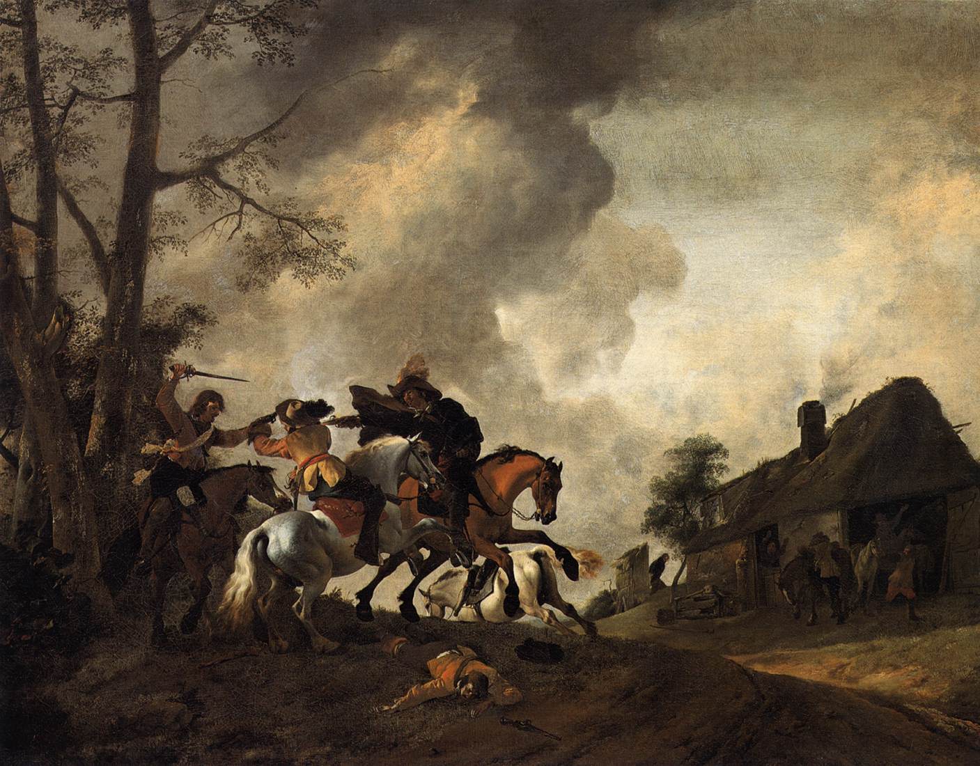 Bataille à cheval