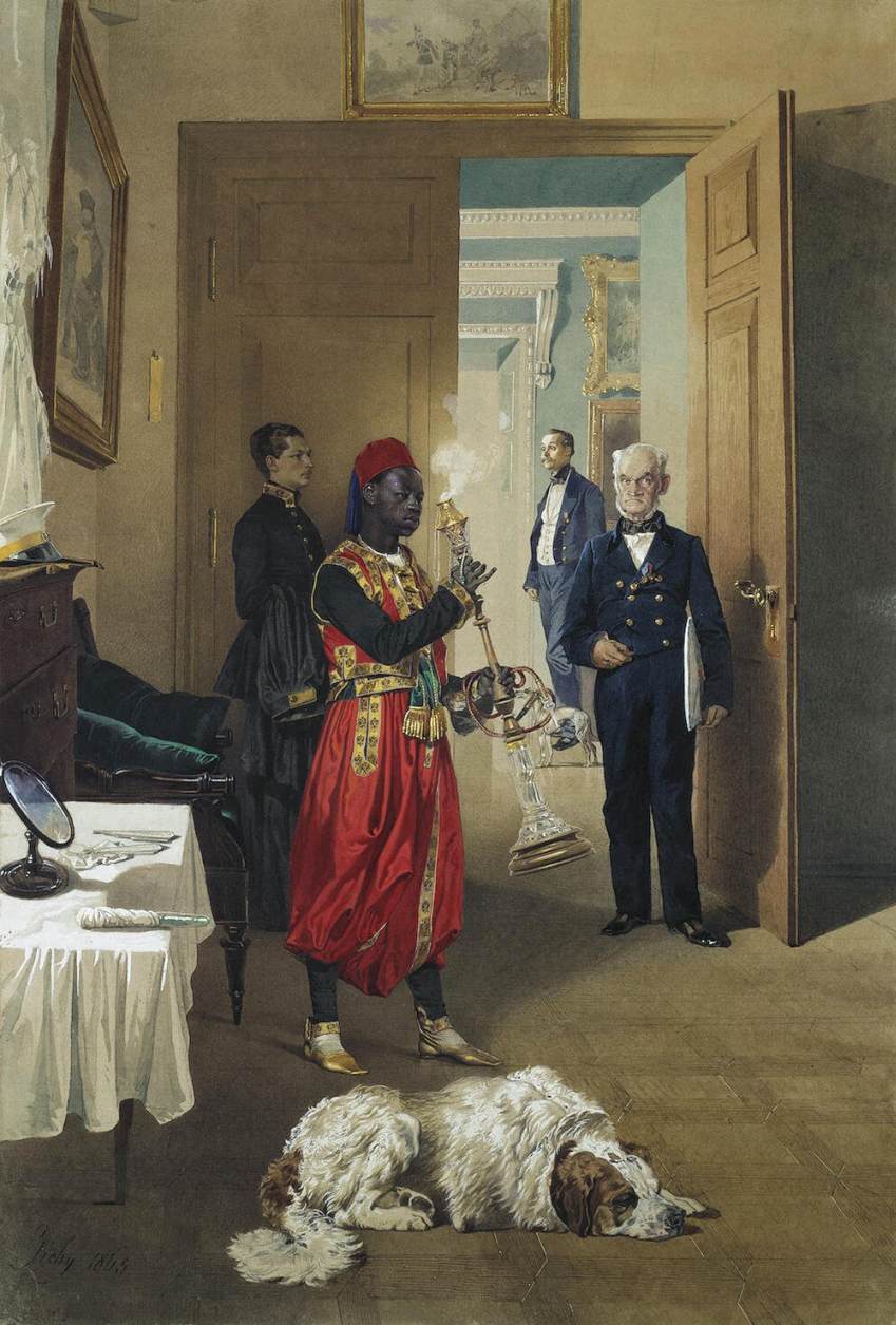 Antichambre du palais impérial à Tsarskoïe Selo