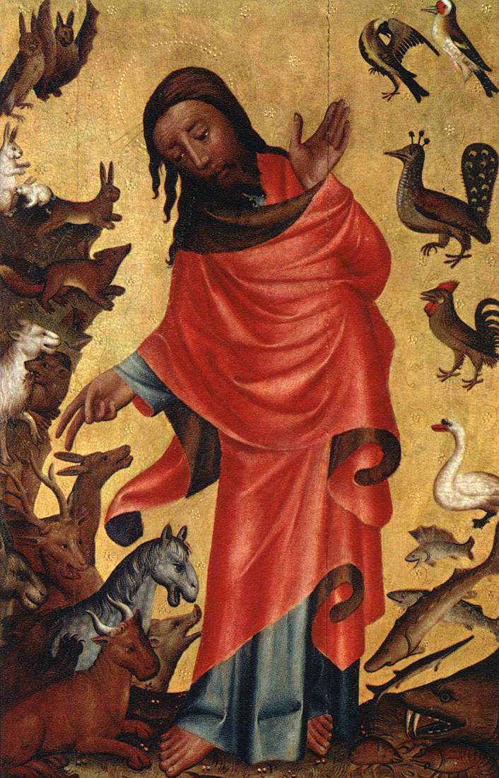 Retable de Saint Pierre (Grabow) : Création des animaux