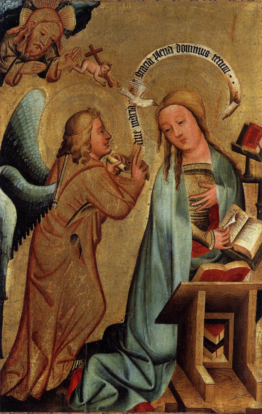 Retable de Saint Pierre (Grabow) : L'Annonciation