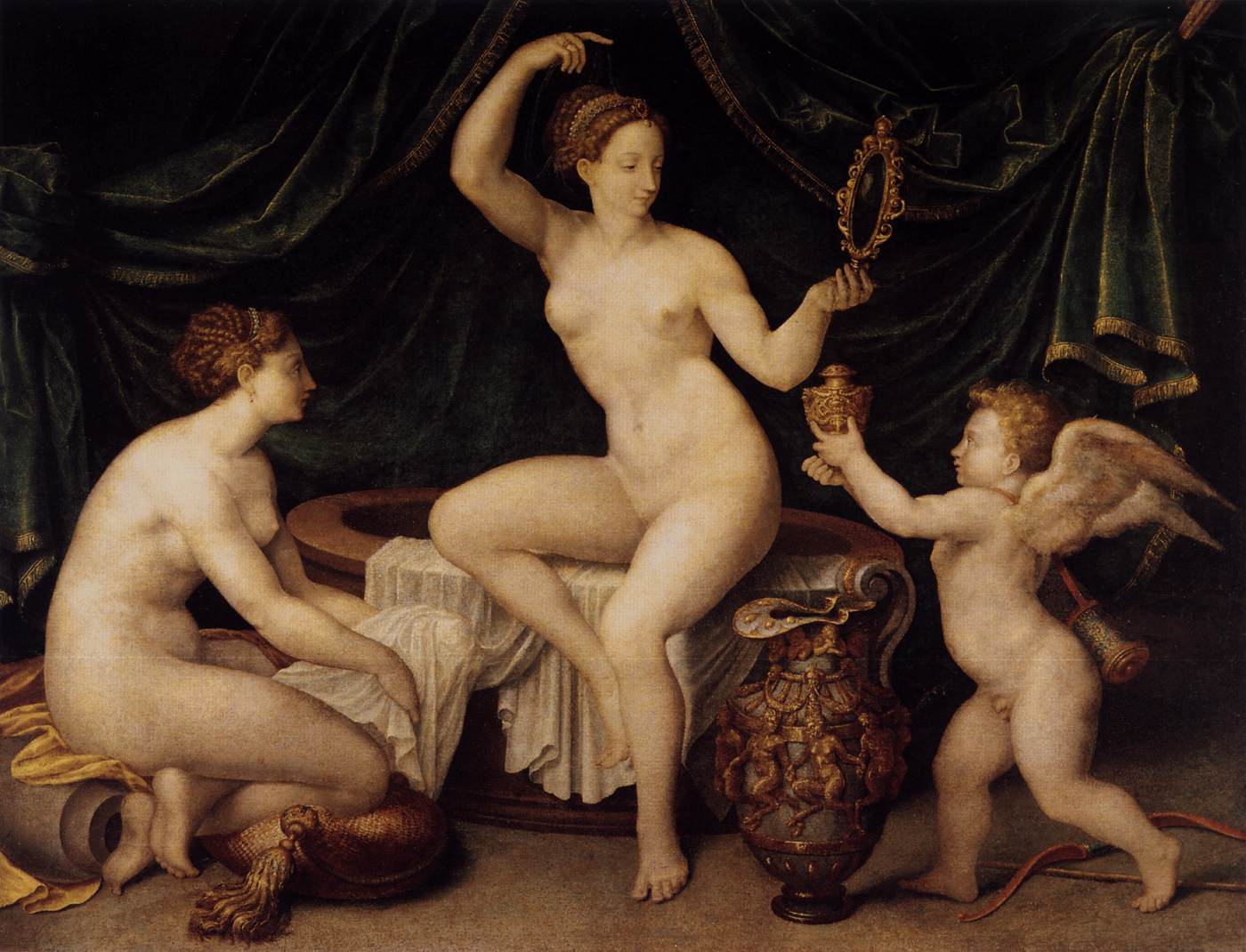 Vénus à sa toilette
