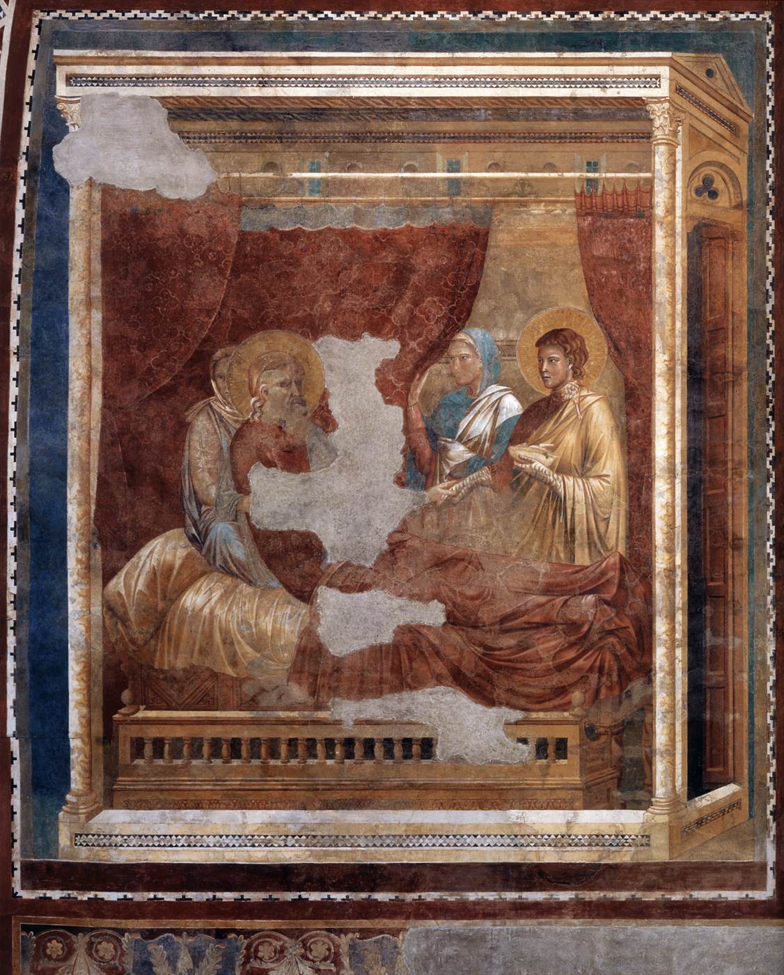 Scènes de l'Ancien Testament : Isaac bénissant Jacob