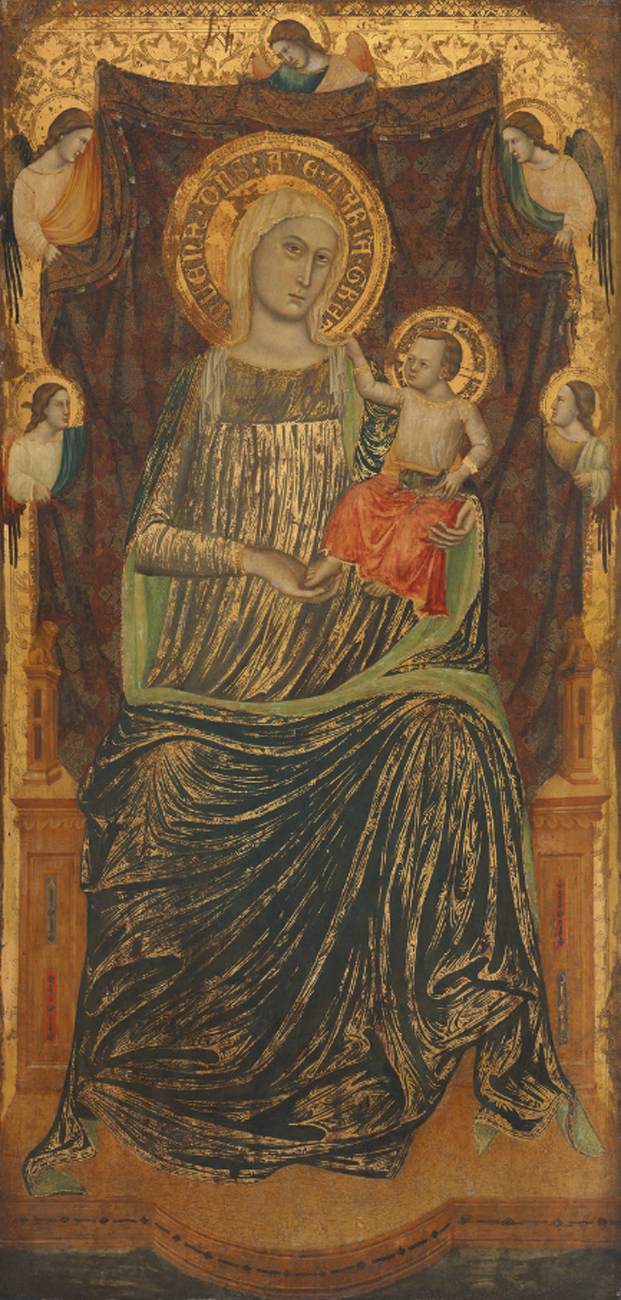 Vierge à l'Enfant avec des anges