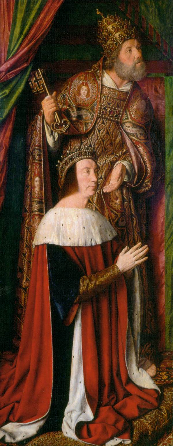 Le Triptyque de Moulins (volet gauche)
