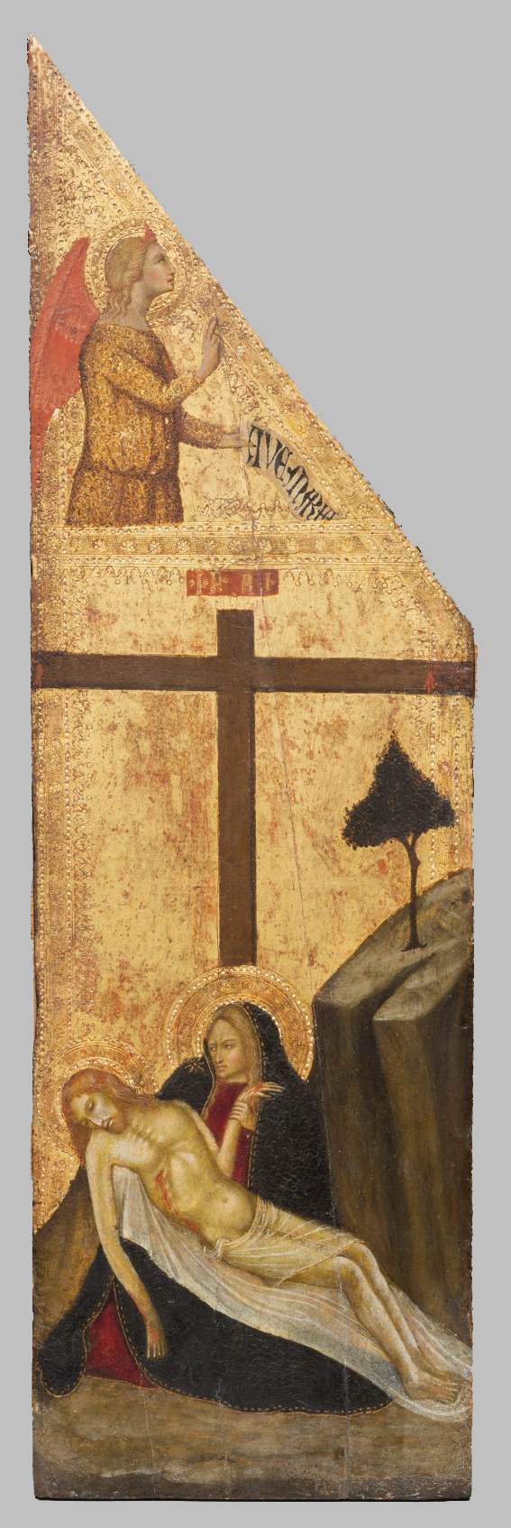 Pietà et ange de l'Annonciation