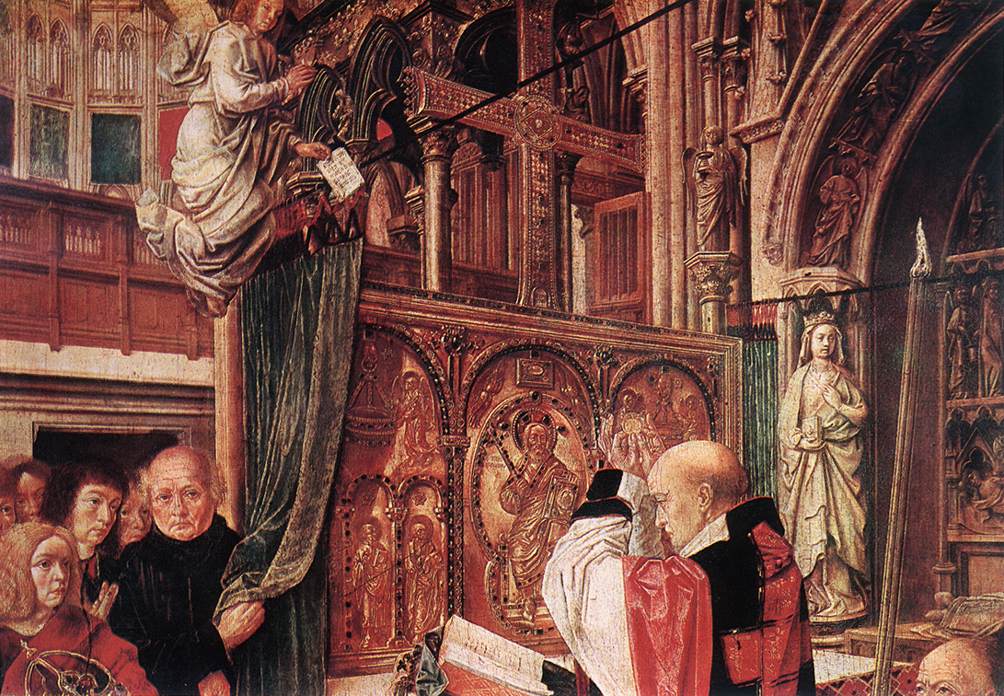 La messe de saint Gilles (détail)