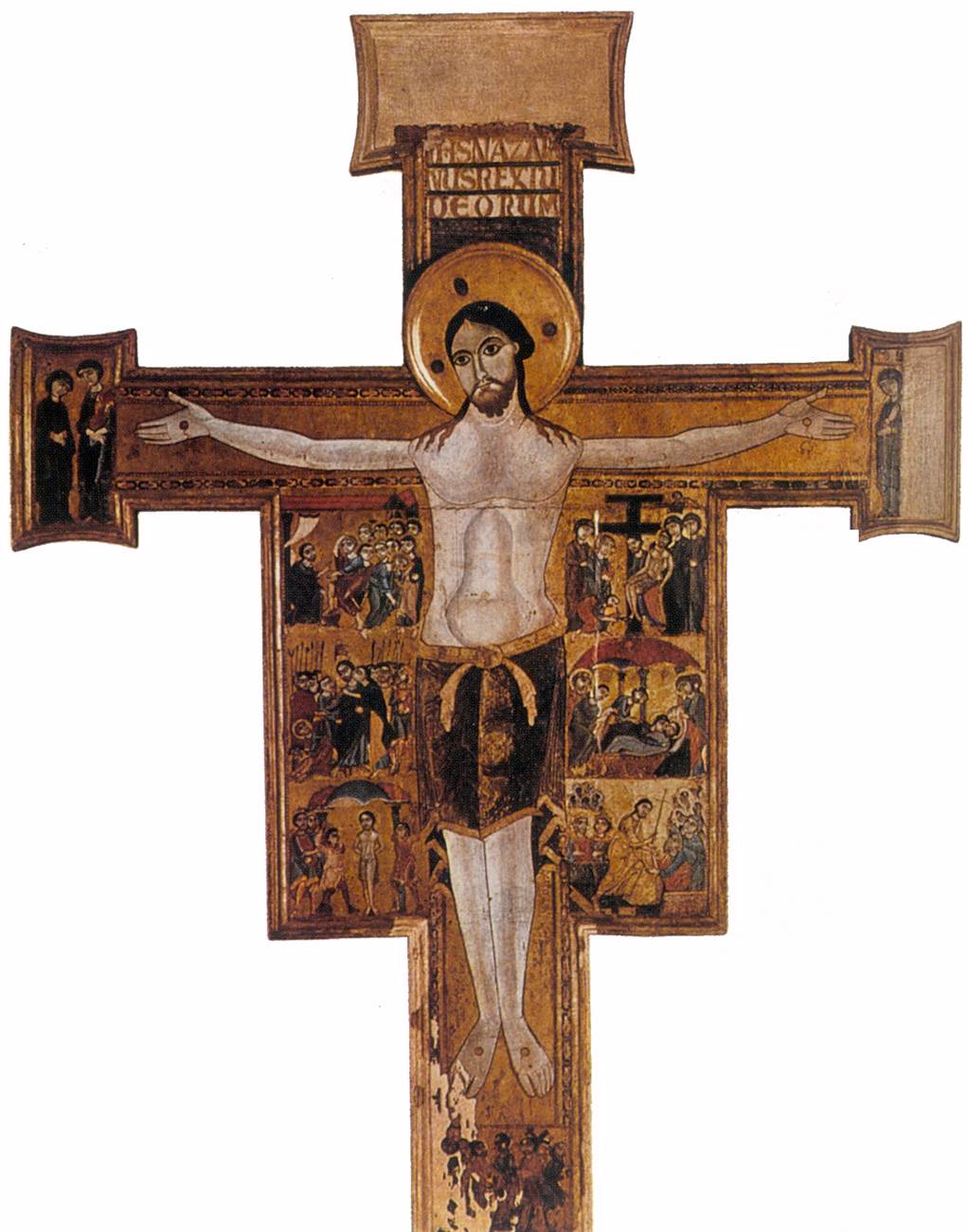 Crucifix avec les scènes de la Passion