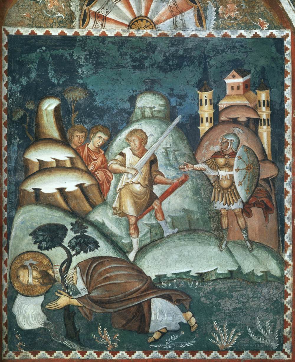 Décollation de saint Paul (mur sud, partie droite)