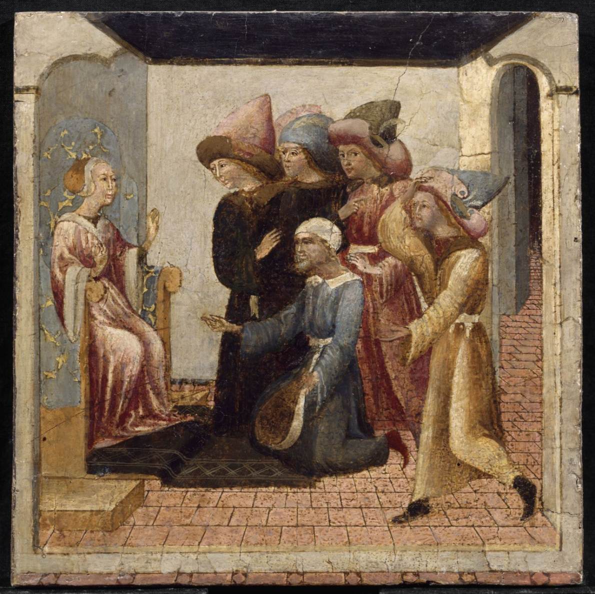 Histoire de Didon : Iarbas proposant le mariage à Didon