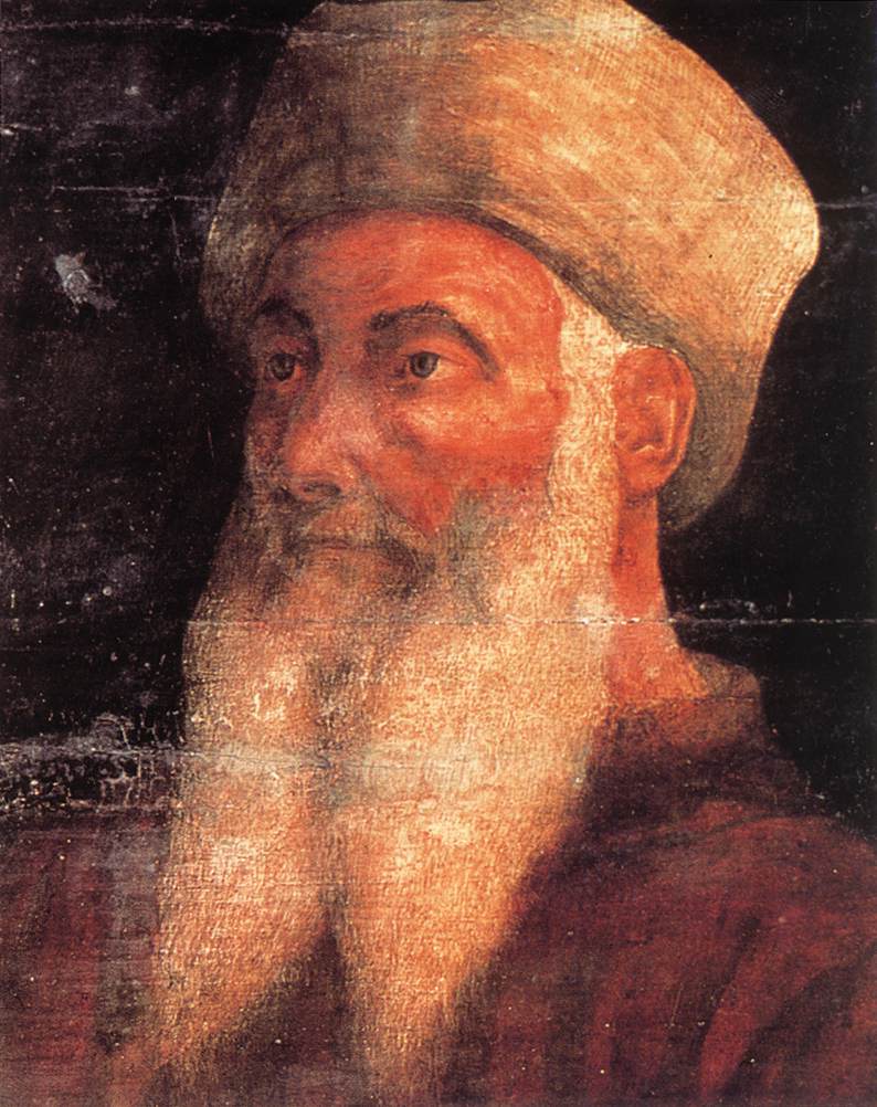 Cinq hommes illustres (détail)
