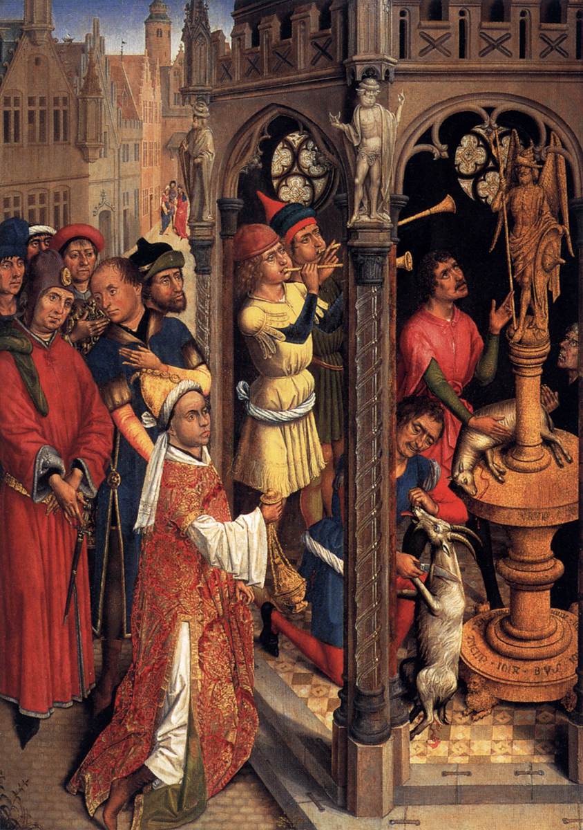 Saint Augustin sacrifiant à une idole manichéenne