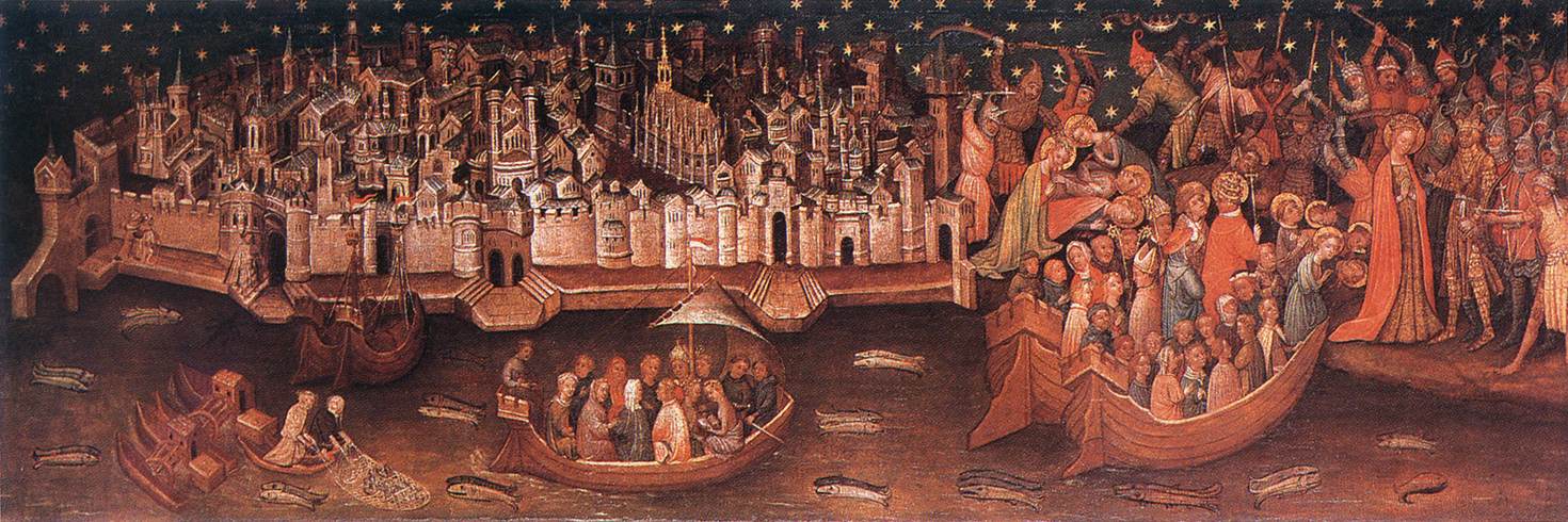 Martyre de sainte Ursule devant la ville de Cologne