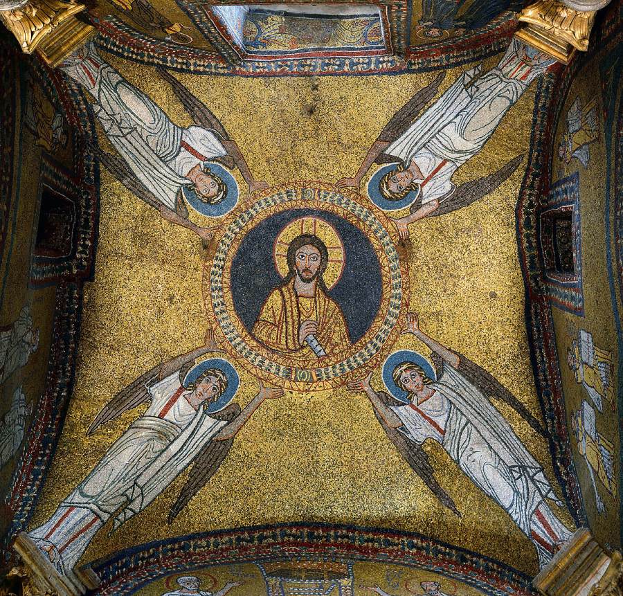 Décoration en mosaïque de la chapelle San Zeno
