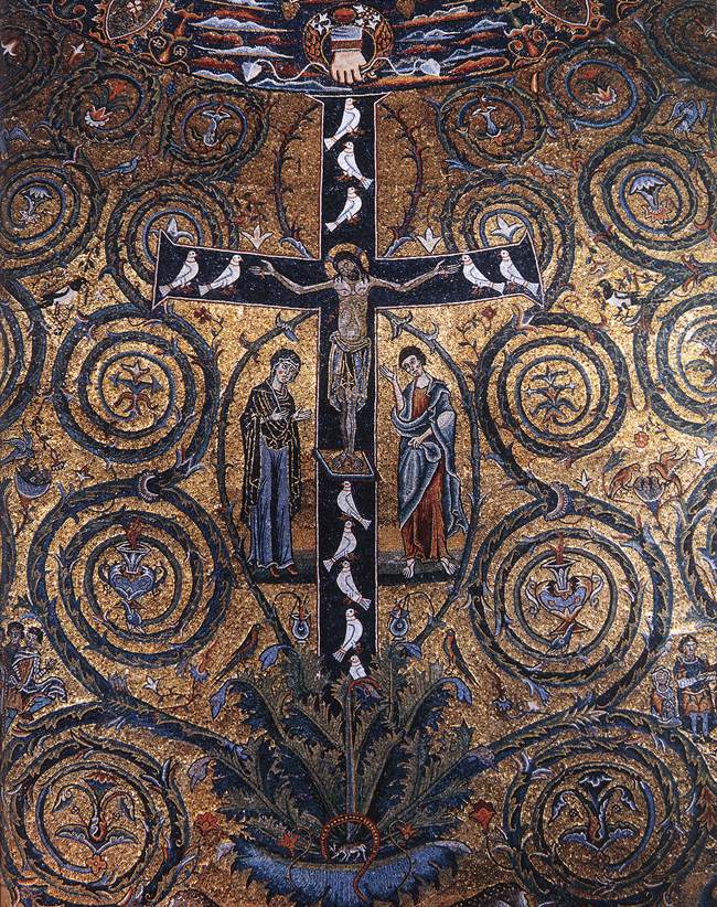 Mosaïque de l'abside (détail)